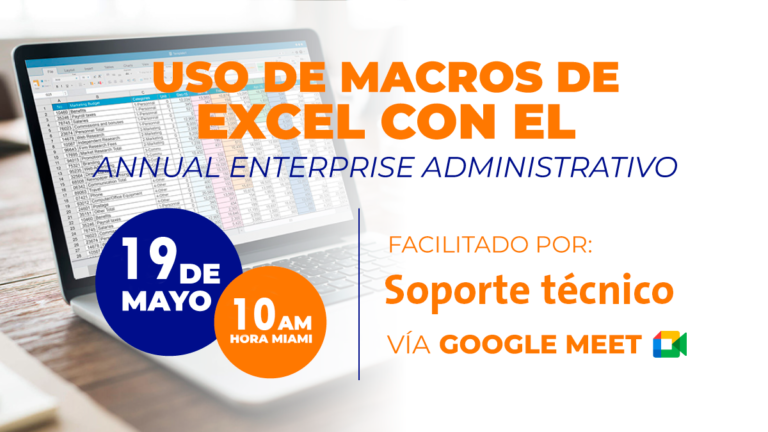 Uso De Macros De Excel Con El Annual Enterprise Administrativo Saint