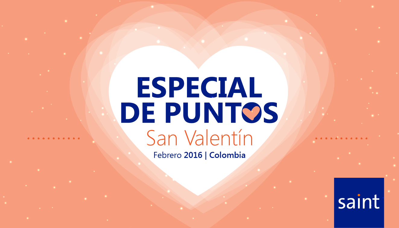 Colombia: especial de puntos San Valentín 2016.