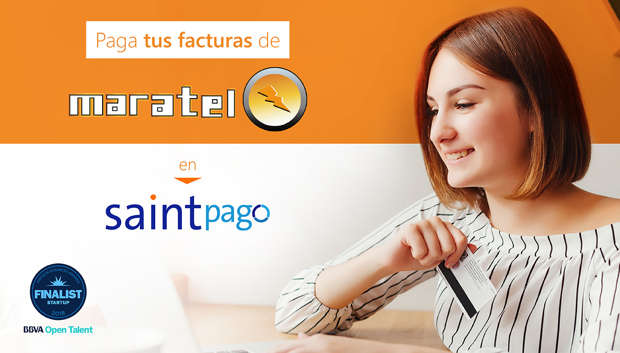 Paga tu factura de Maratel Marketing en Saintpago