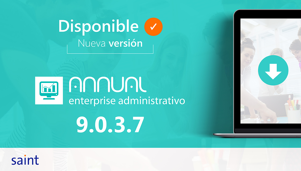 Disponible Annual enterprise administrativo versión 9.0.3.7