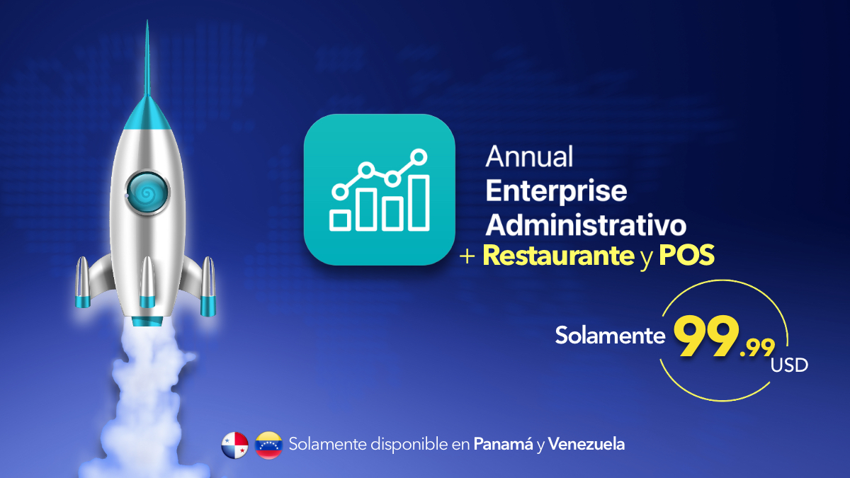 Annual enterprise administrativo + Restaurante y POS