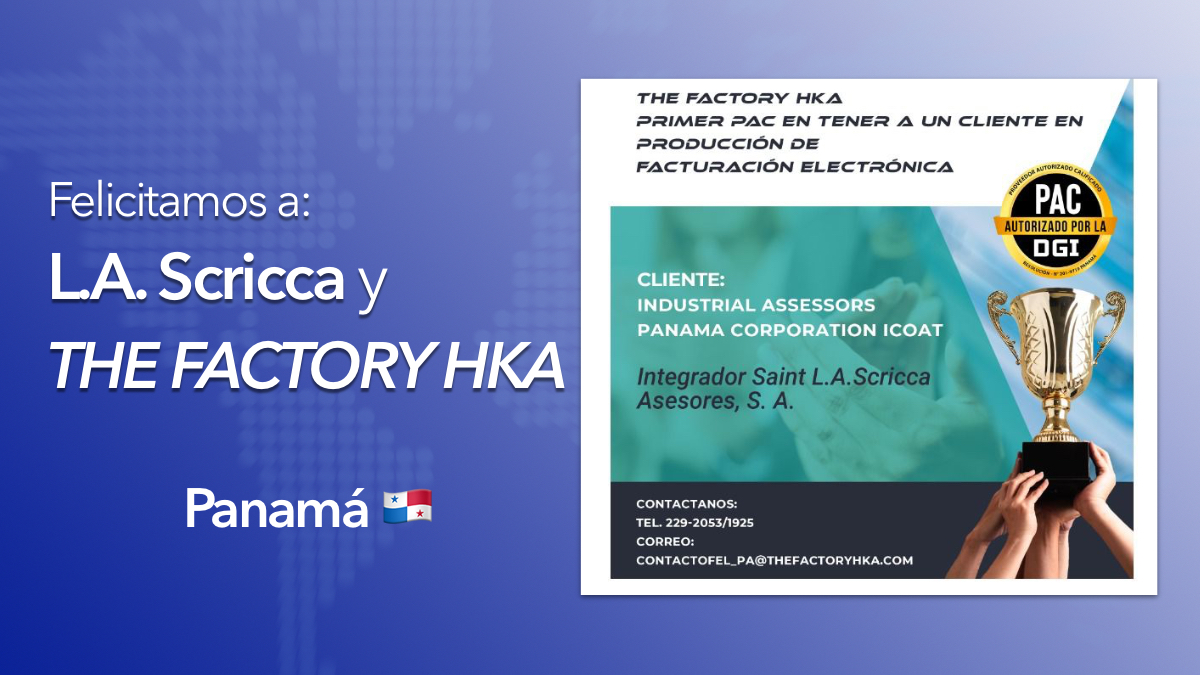 Felicitaciones  L.A. Scricca y  THE FACTORY HKA
