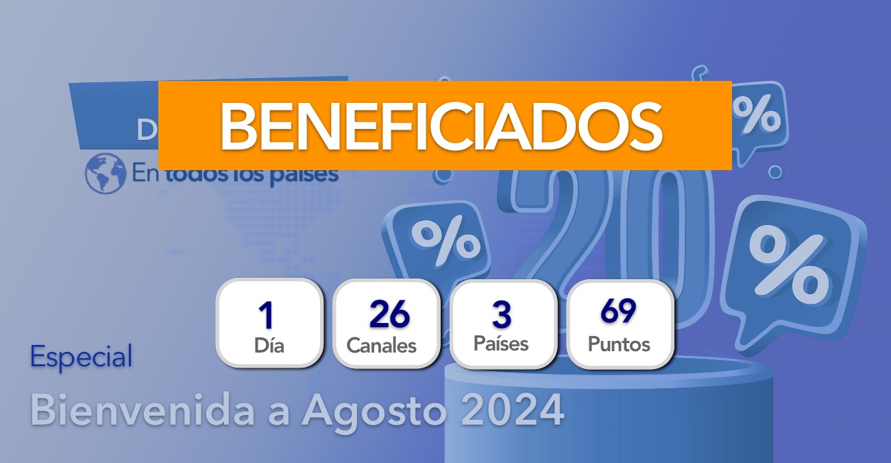 Beneficiados del especial Bienvenida a Agosto 2024