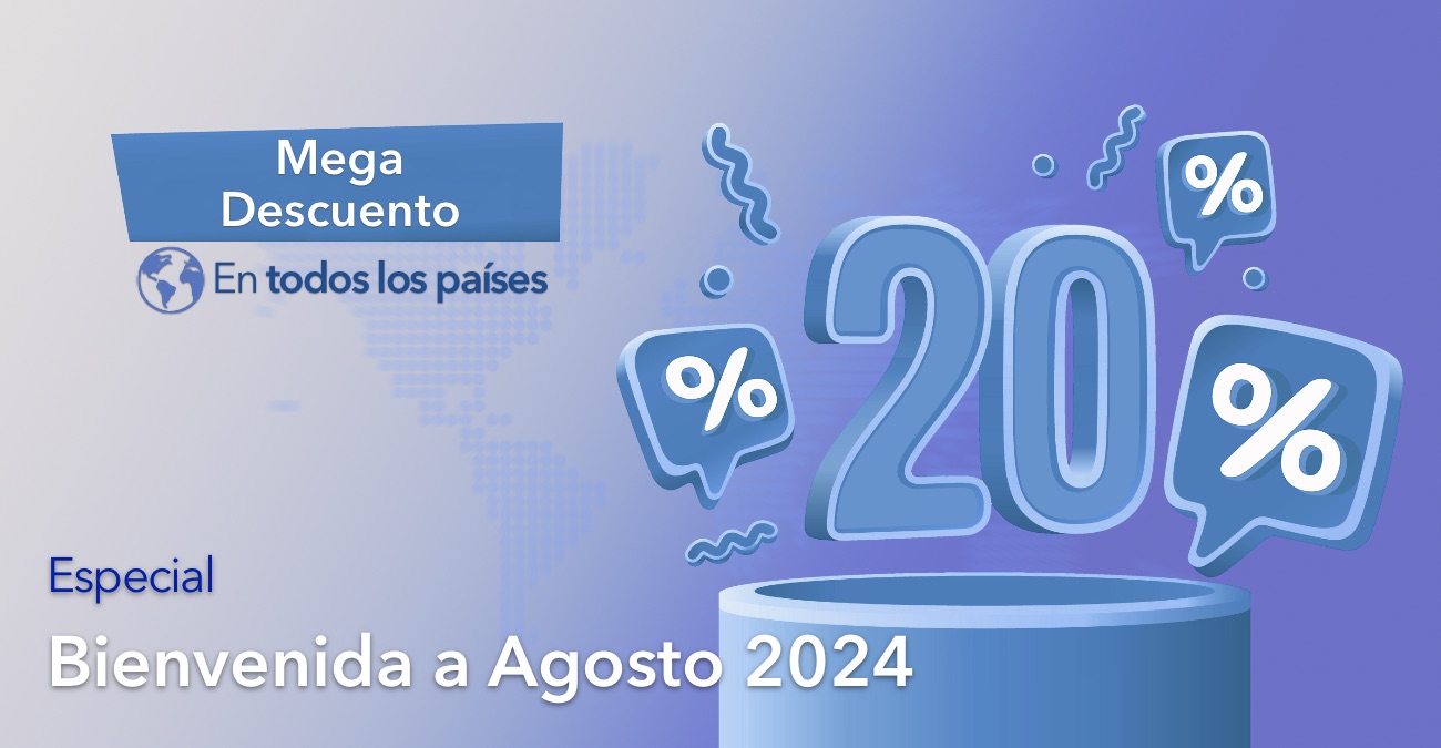 Oferta Especial de Bienvenida a Agosto 2024