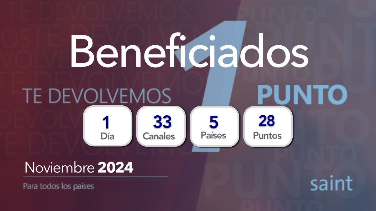 Beneficiados del especial Te Devolvemos 1 punto Noviembre 2024