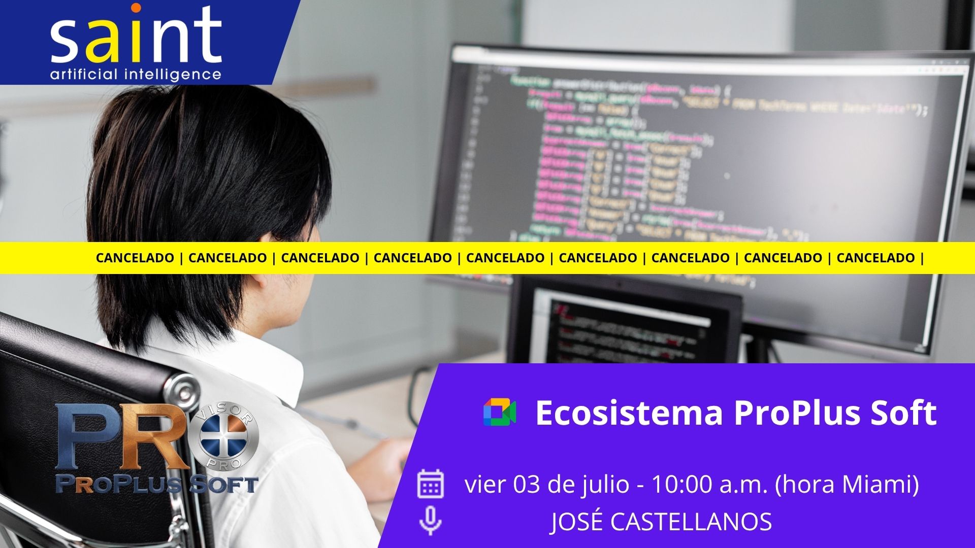 [CANCELADO] Webinar: Ecosistema ProPlus Soft